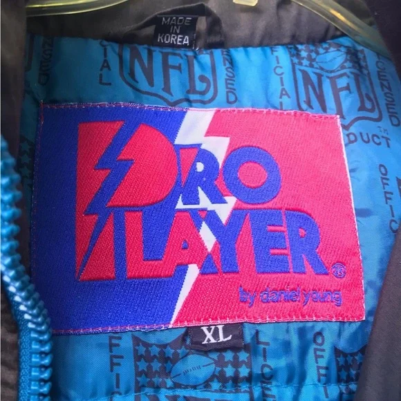 Vintage Pro Player Banned Logo Jacksonville Jaguars Puffer Jacket